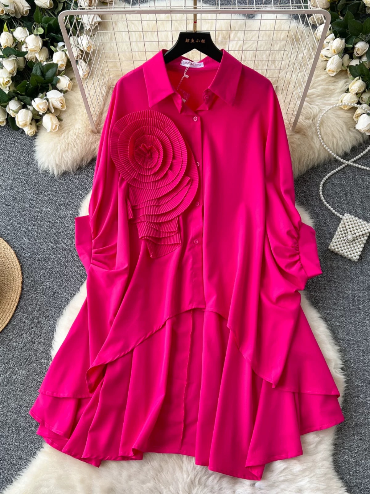 Downtown club shirt dress SD118 images